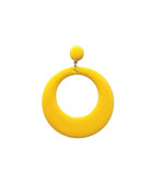 Large Round Enameled Flamenco Hoop Earrings. Yellow 2.600€ #50034PENGRDAMRLL